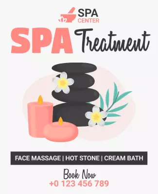 Spa Treatment Flyer Template